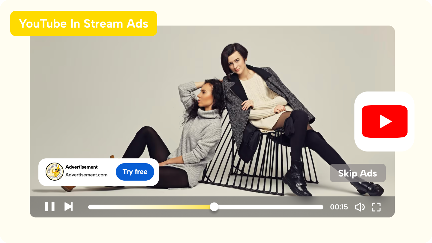 youtube in-stream ads