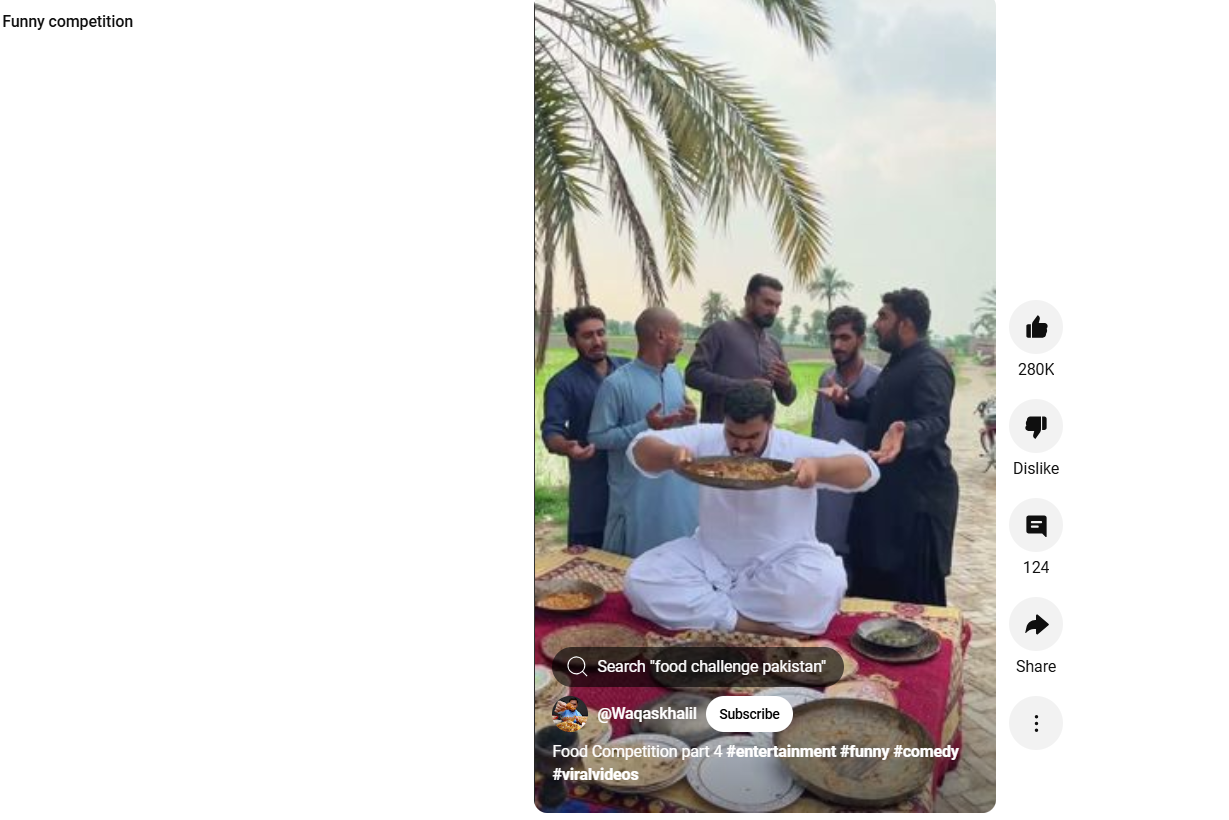 Funny competition YouTube shorts