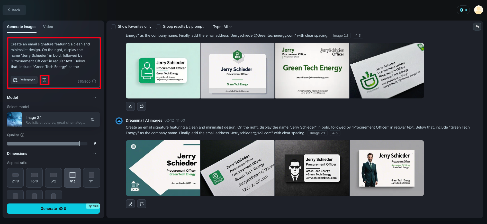 Online professional email signature free