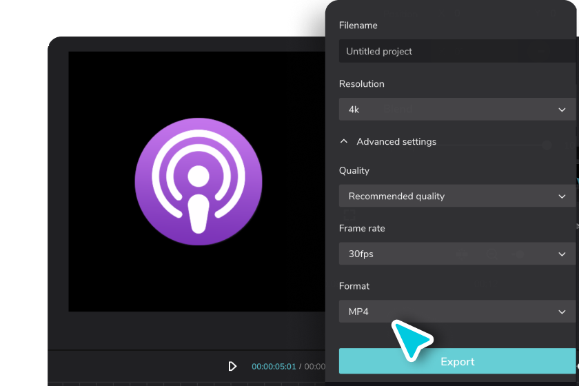 Export your logo and save it