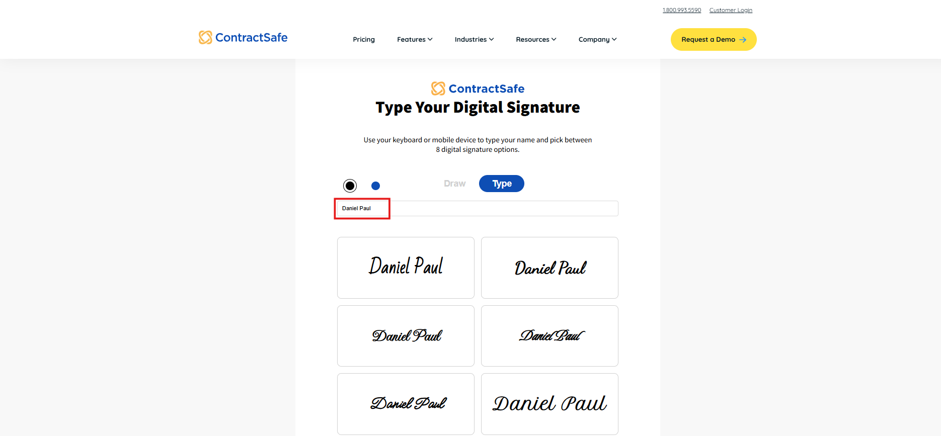 สร้างลายเซ็นด้วยชื่อ