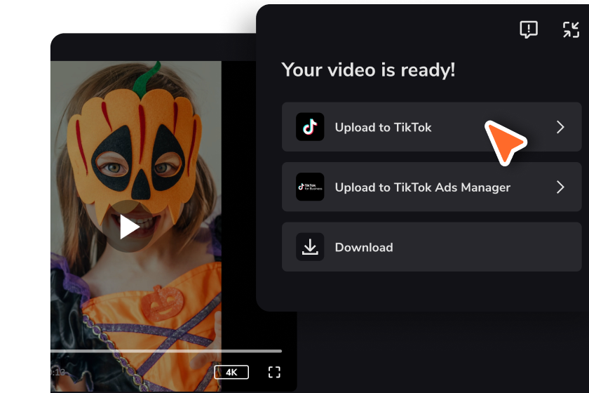 Share your video with your friends