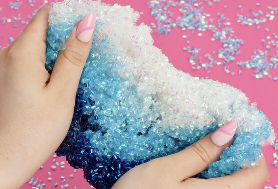 Jenis slime yang ditampilkan dalam ASMR shorts-Crunchy slime