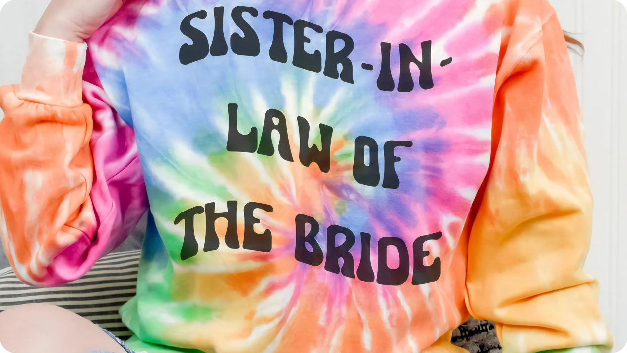 Design tie-dye sweatshirts with ease