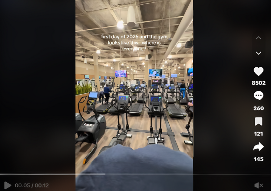 Exploring an Empty Gym on New Year's Day