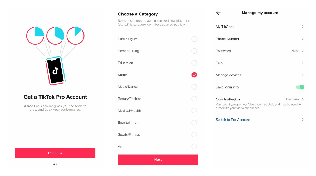 Megmutatja, hogyan lehet megszerezni egy TikTok pro fiókot - a legjobb módja annak, hogy megoldja a TikTok elemzés nem jelenik meg