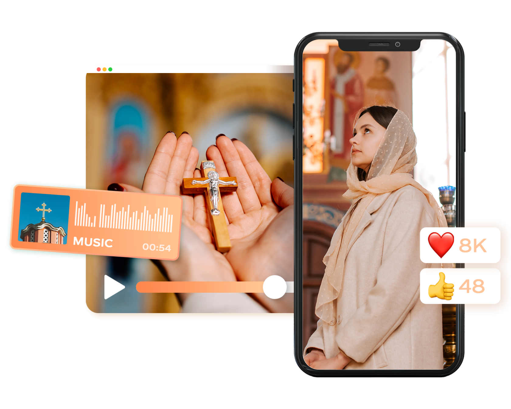 Crea Videos Cristianos Inspiradores