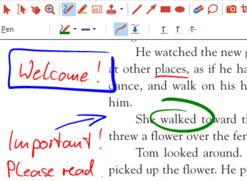 Jak pisać tekst w pliku PDF: Korzystanie z narzędzi do rysowania + tablicy do pisma ręcznego