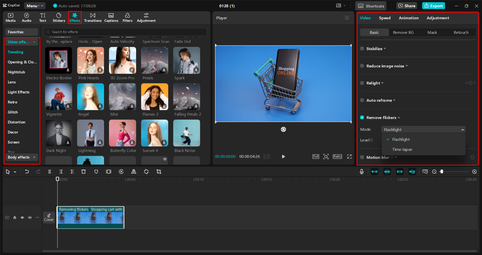デスクトップビデオエディタCapCutでビデオ広告を強化する