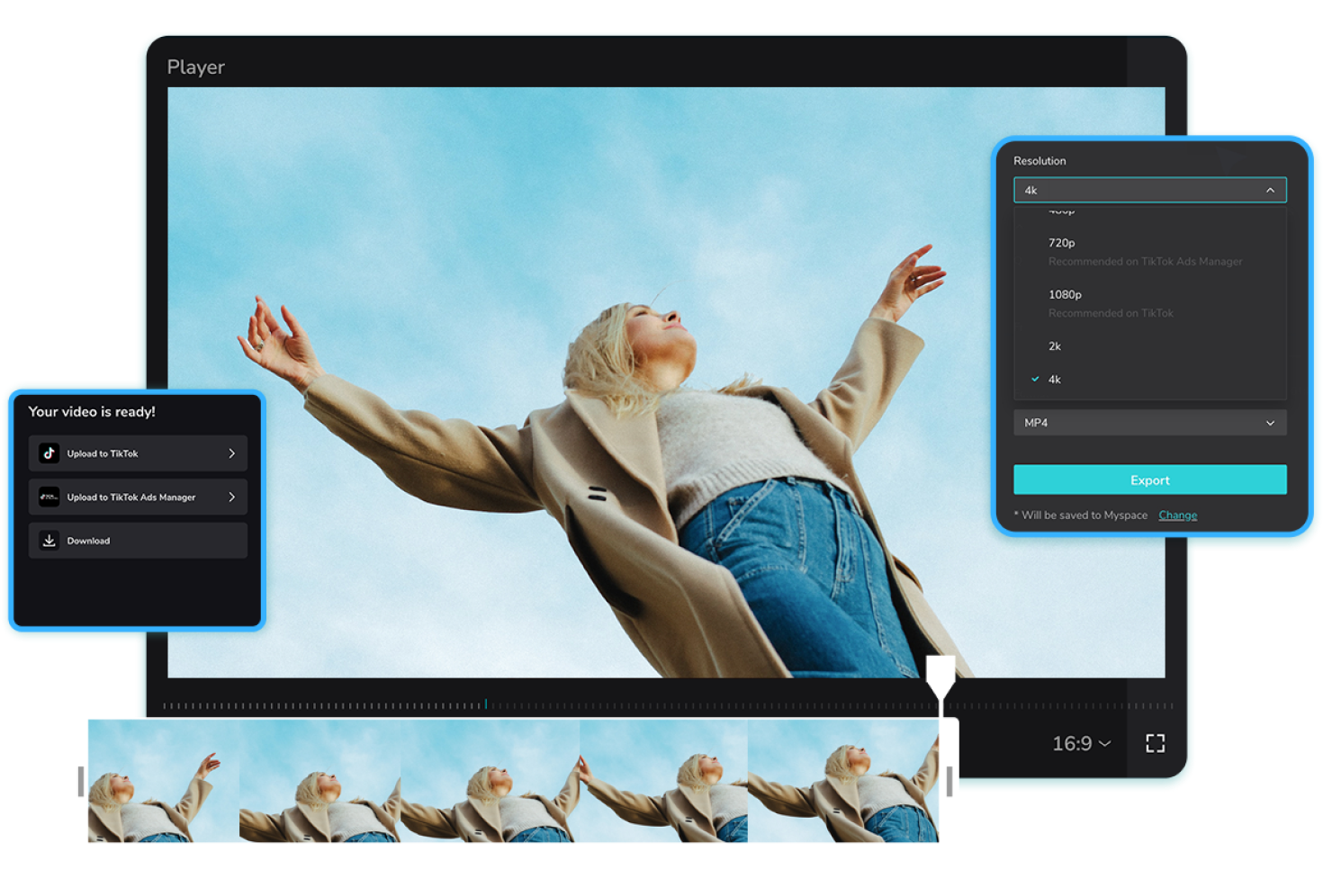 ビデオ解像度コンバータ