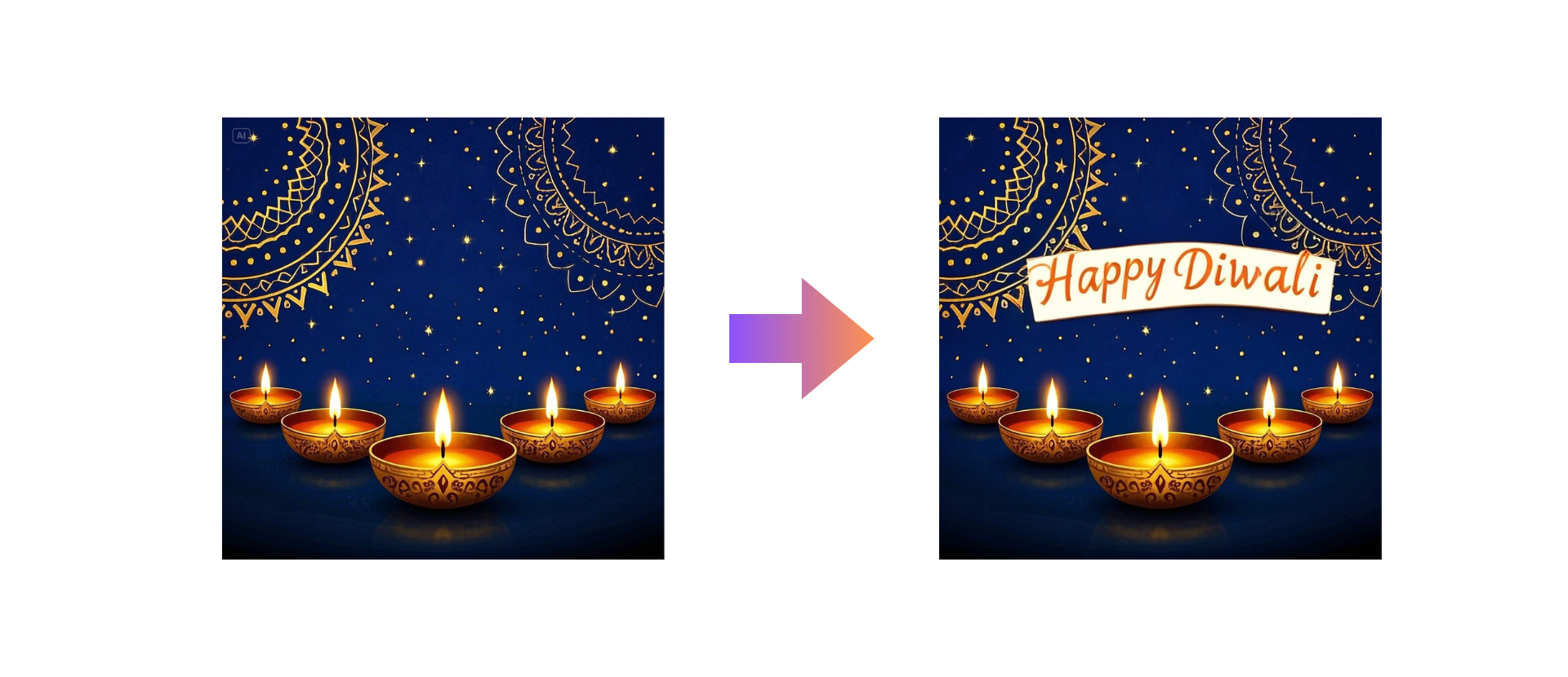 Creatore di carte Diwali