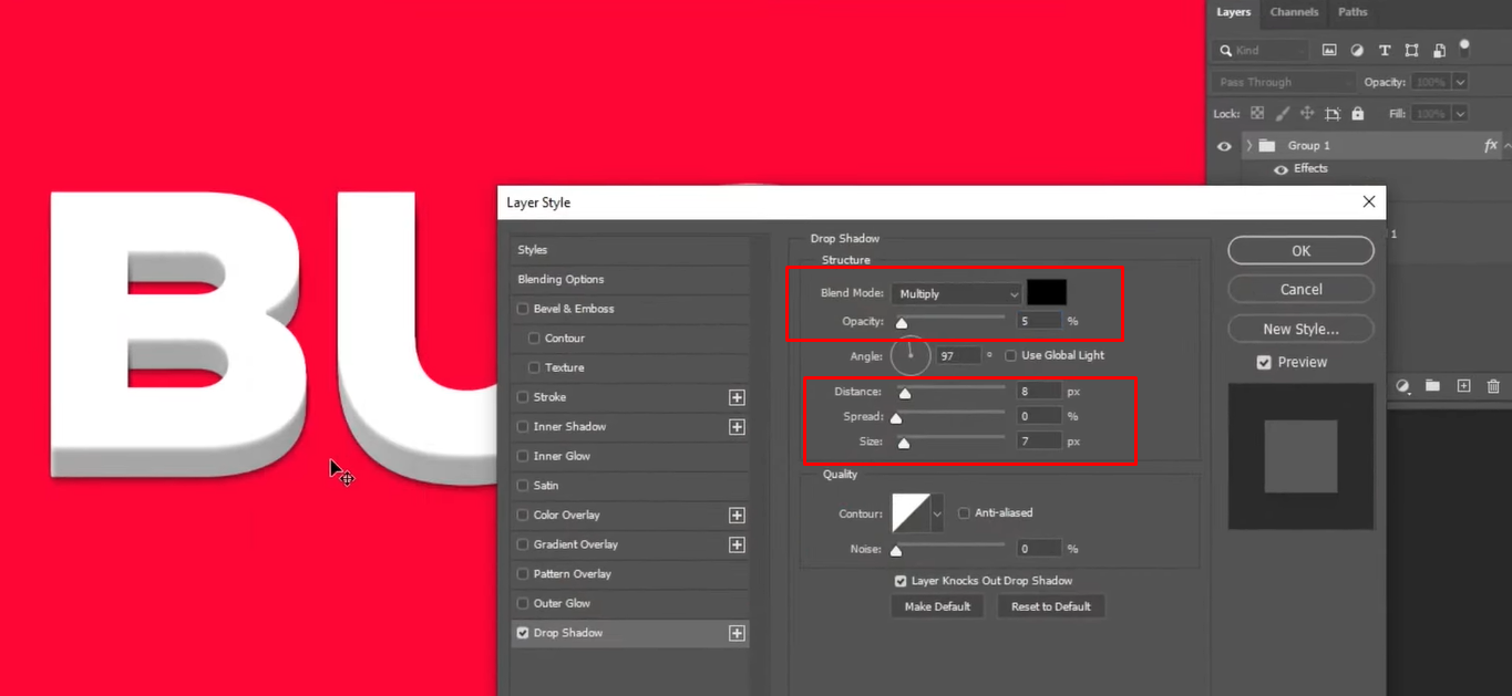 Customizing text effects in Photoshop for the perfect look