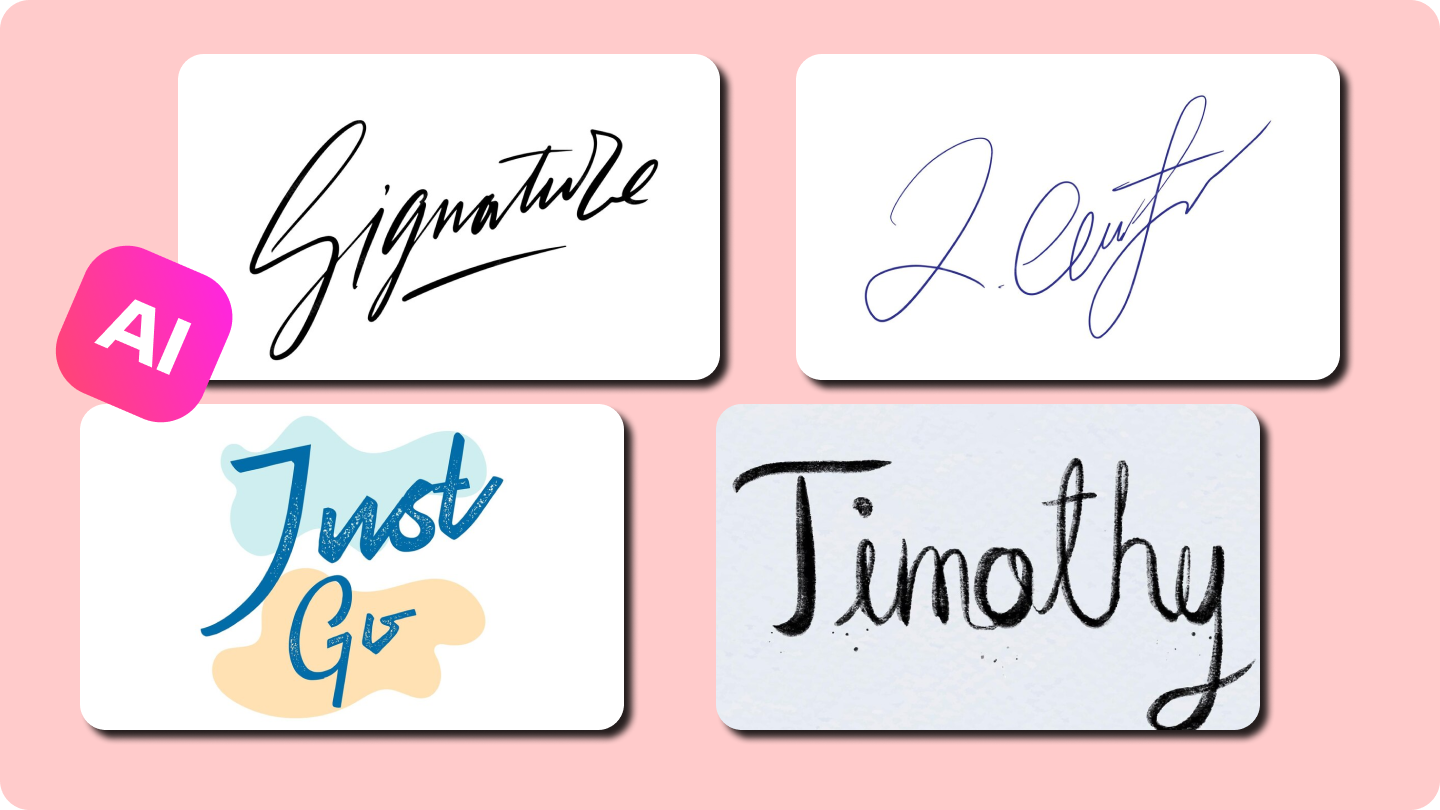 Gerador de assinatura realista