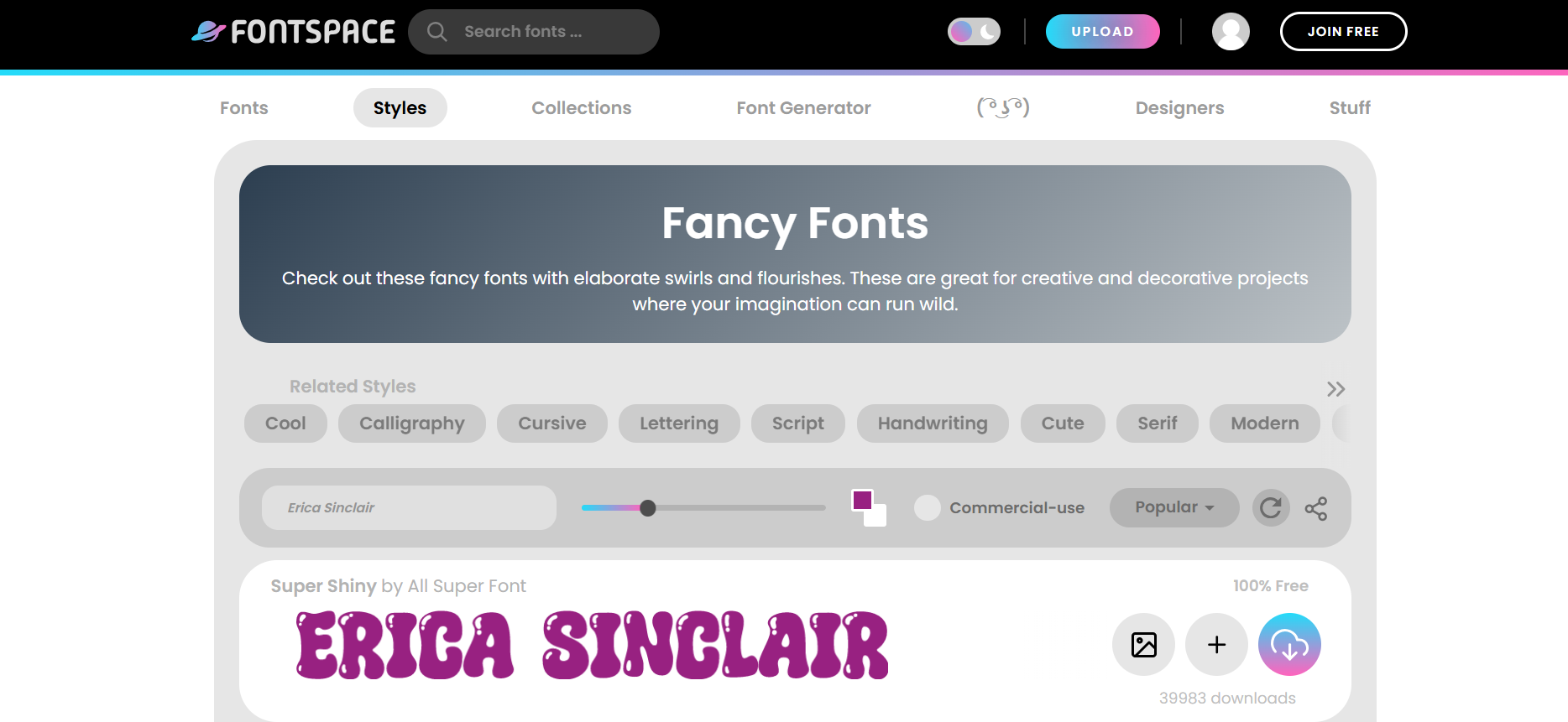 Autógrafo de lujo con FontSpace