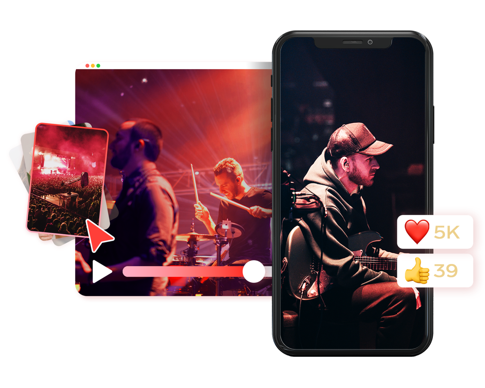 Ücretsiz Animasyonlu Müzik Video Yapıcı