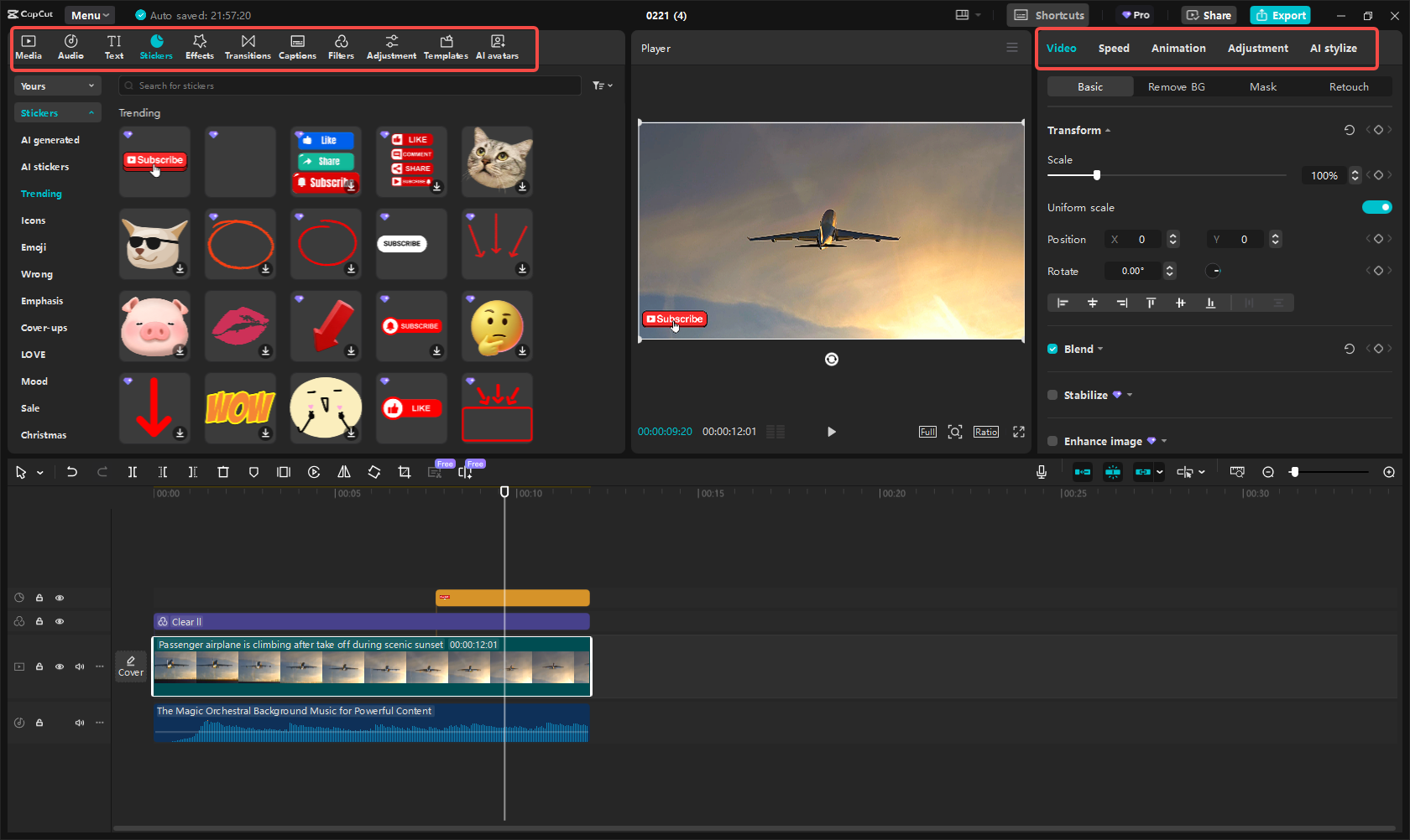Edit the YouTube video