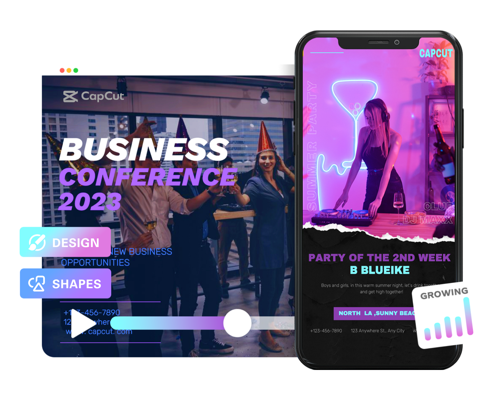 Party Flyer Design with Templates