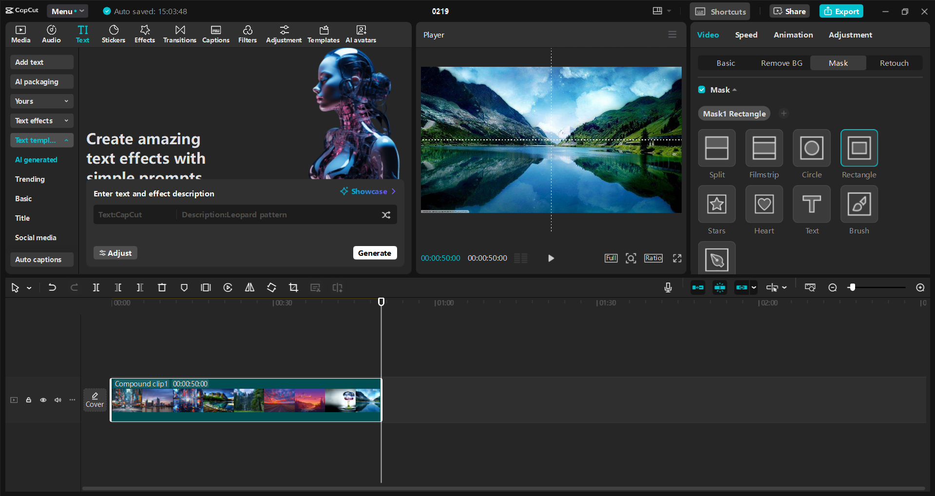 ממשק של עורך הווידיאו השולחני CapCut - כלי רב ערך לשיפור תוכן הווידיאו