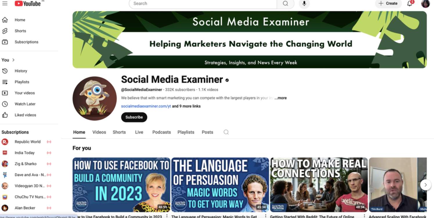 Közösségi média vizsgáztató