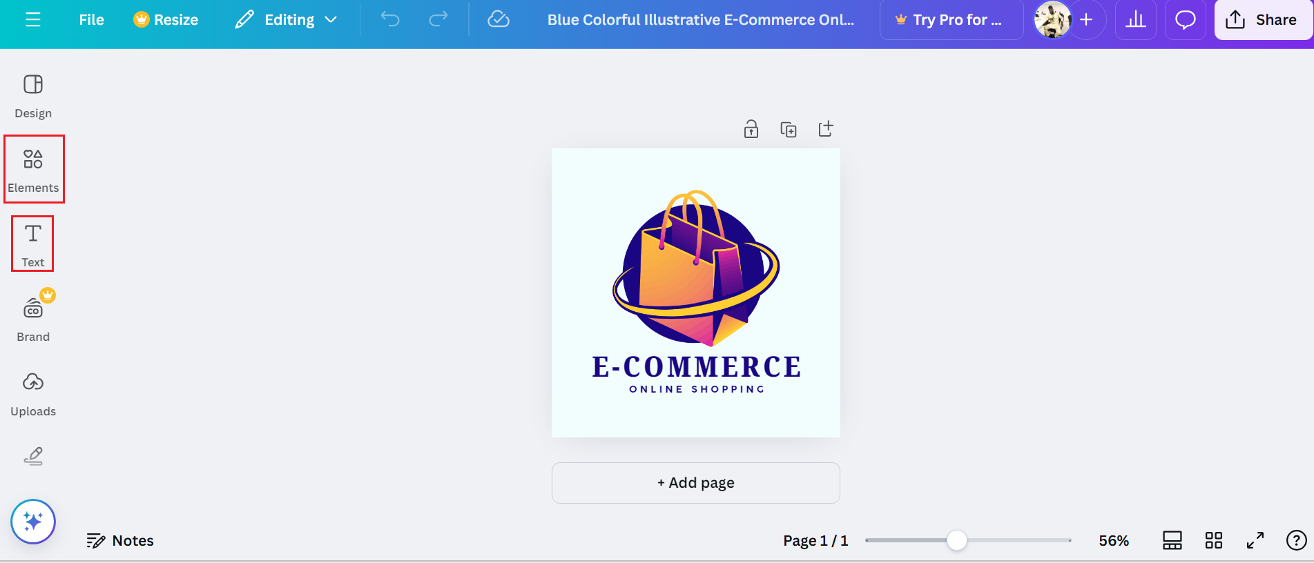 thiết kế logo Shopify