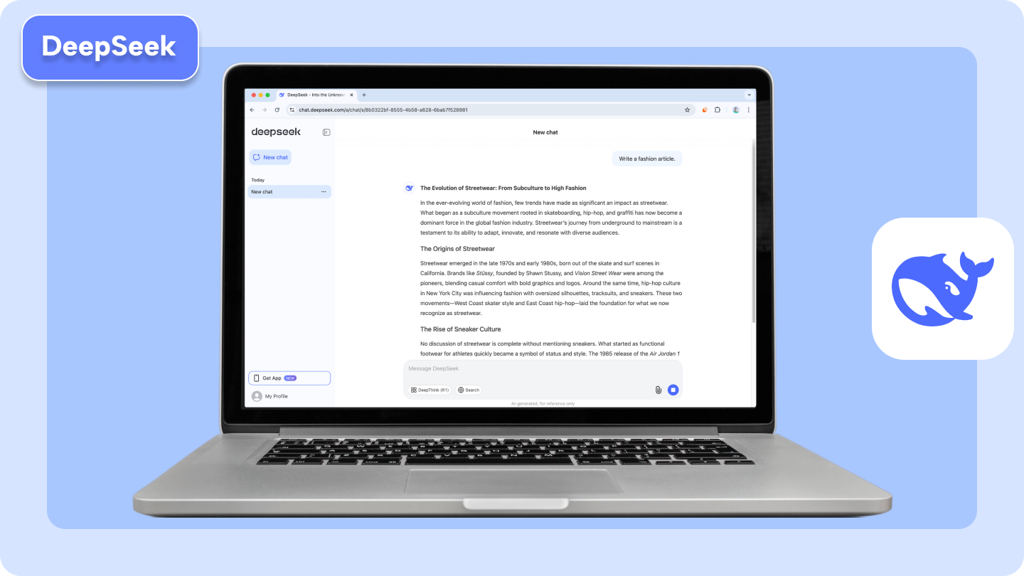 Webové stránky DeepSeoku