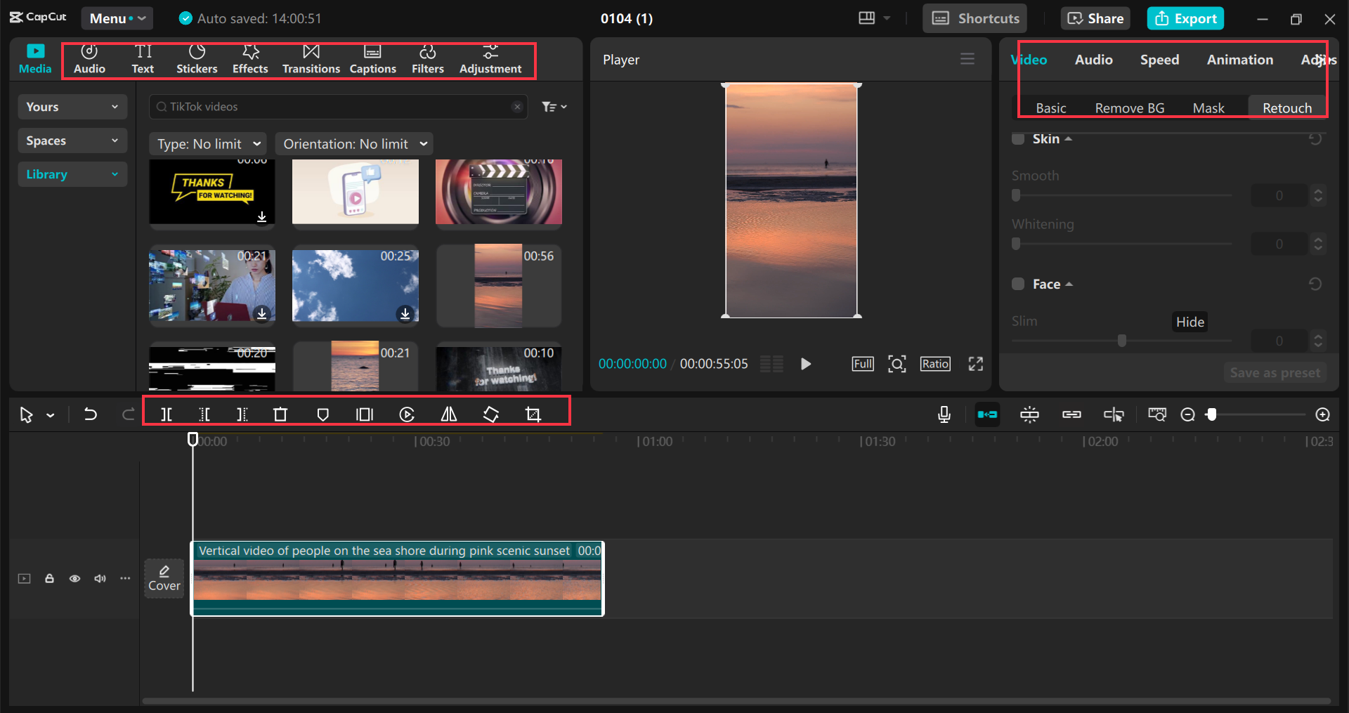 Editing your YouTube shorts in the CapCut desktop video editor