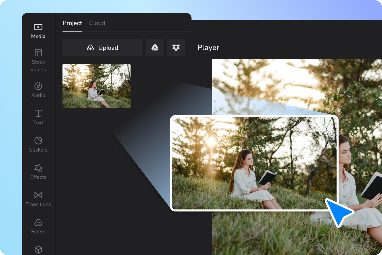 Langkah 1: Muat naik video