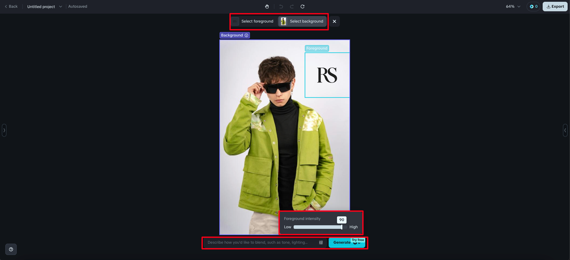 wstaw logo na zdjęciu za darmo