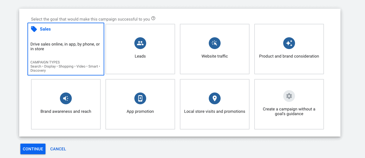 Define campaign goals