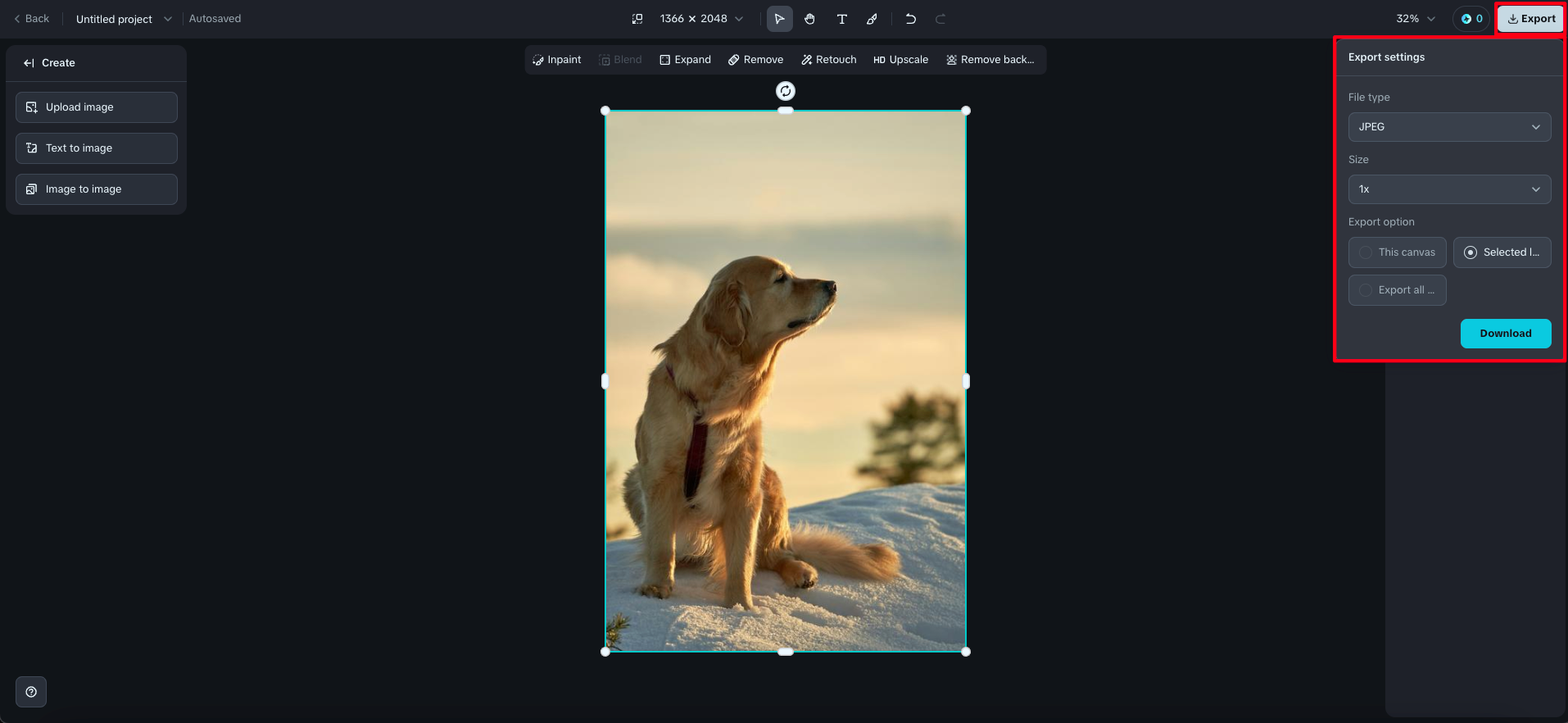 Pixel photo enhancer