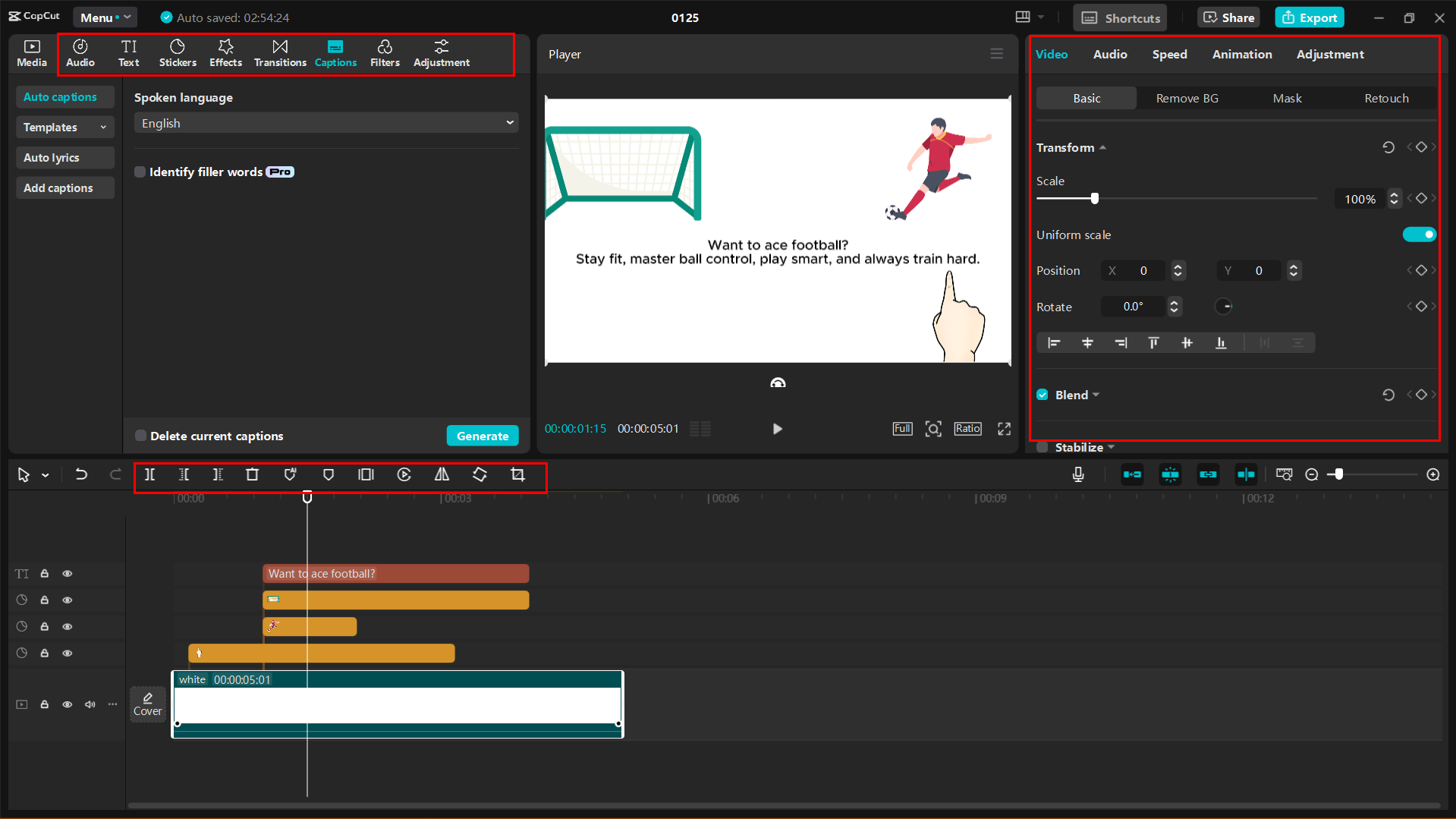 Creating a whiteboard explainer video with CapCut desktop video editor