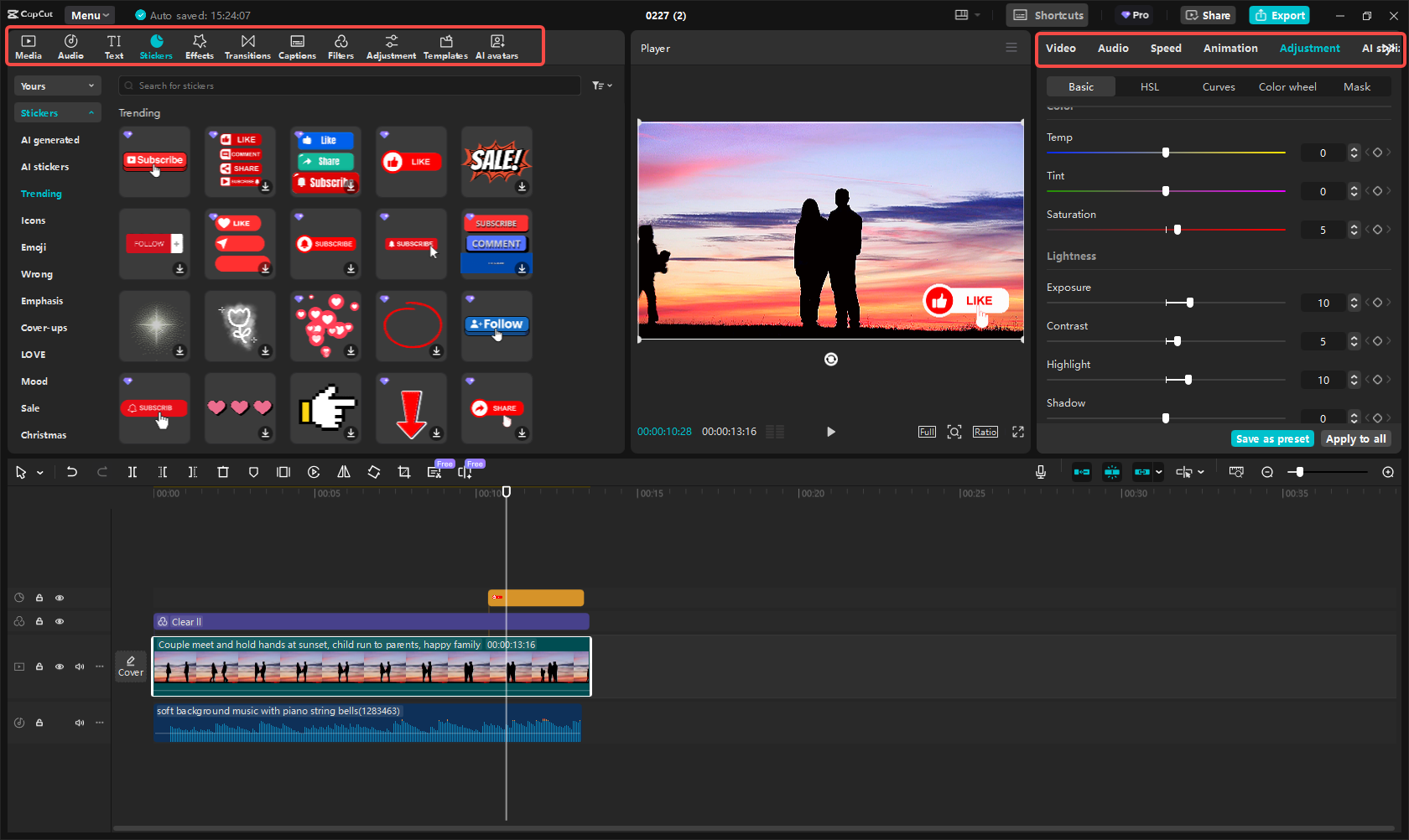 Fine-tune your video