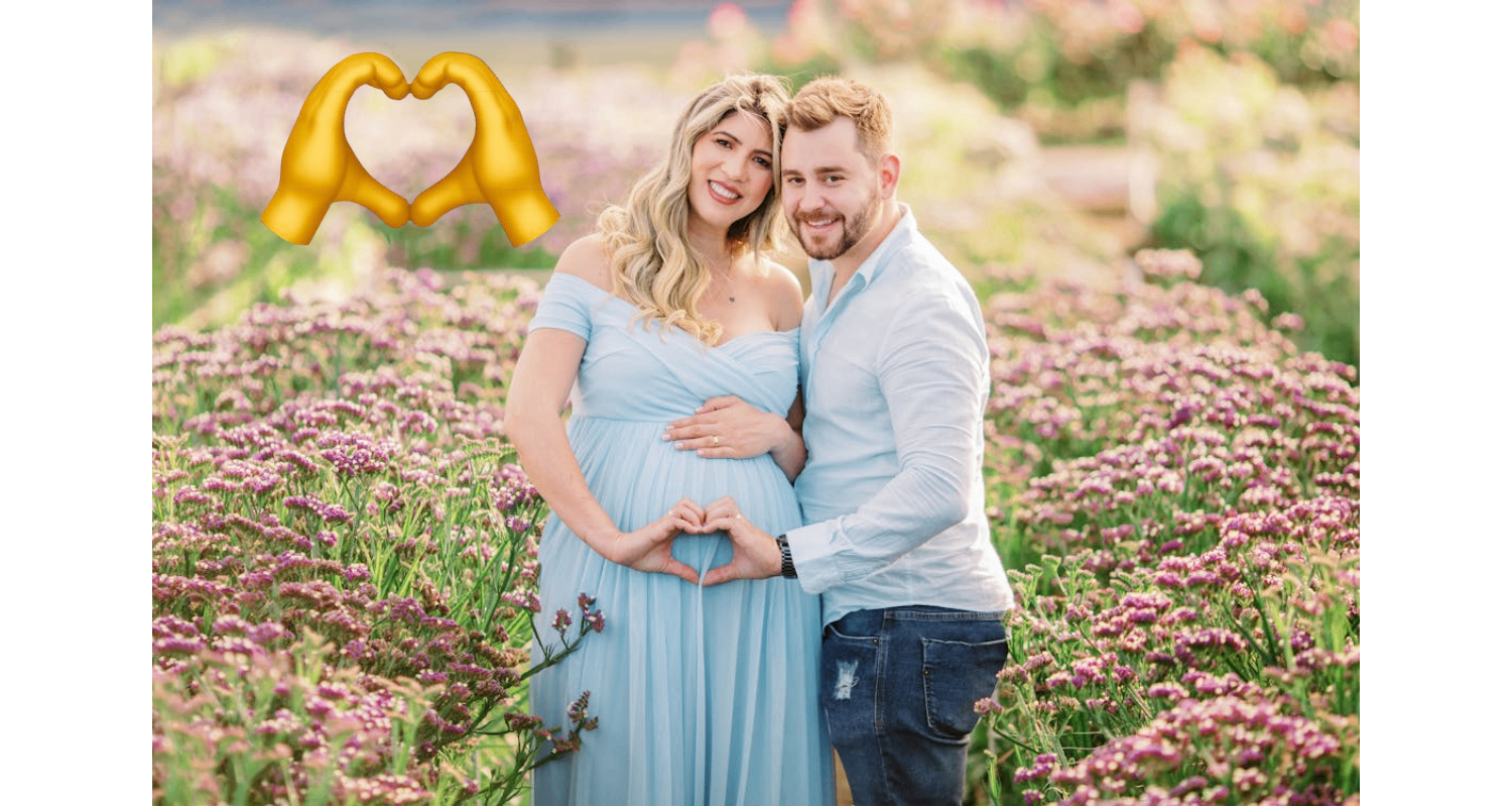 ハートの手の絵文字