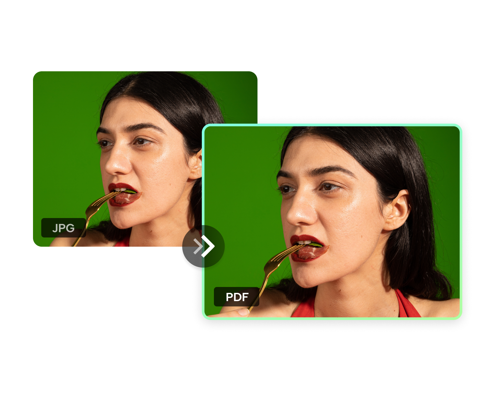 Konversikan JPEG ke PDF Online