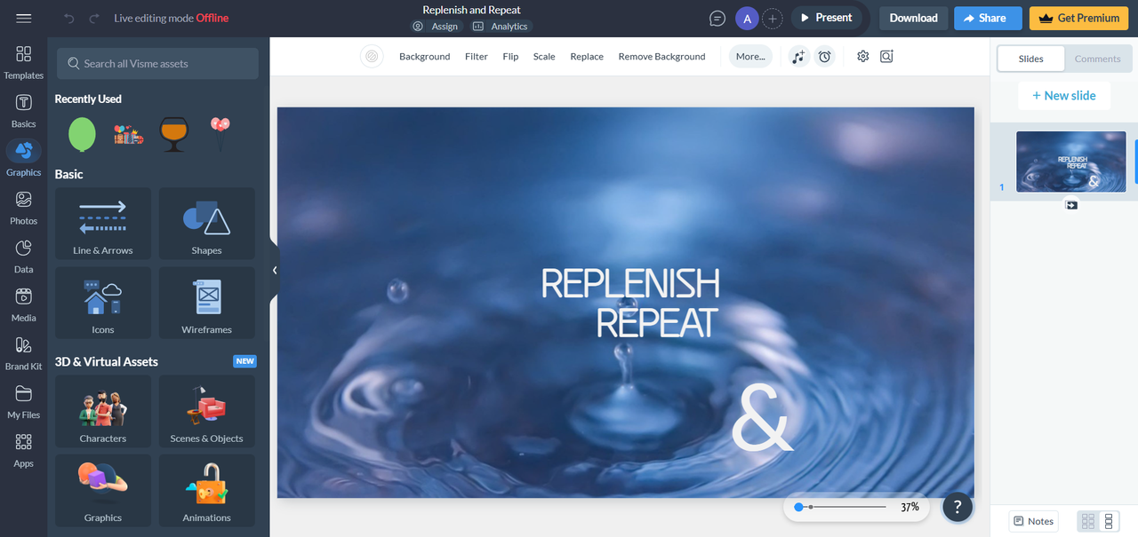 Fazendo fotos de canais do Youtube através do Visme