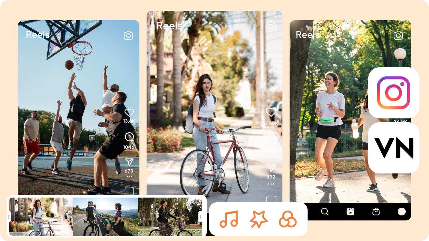 vn video editor instagram reels