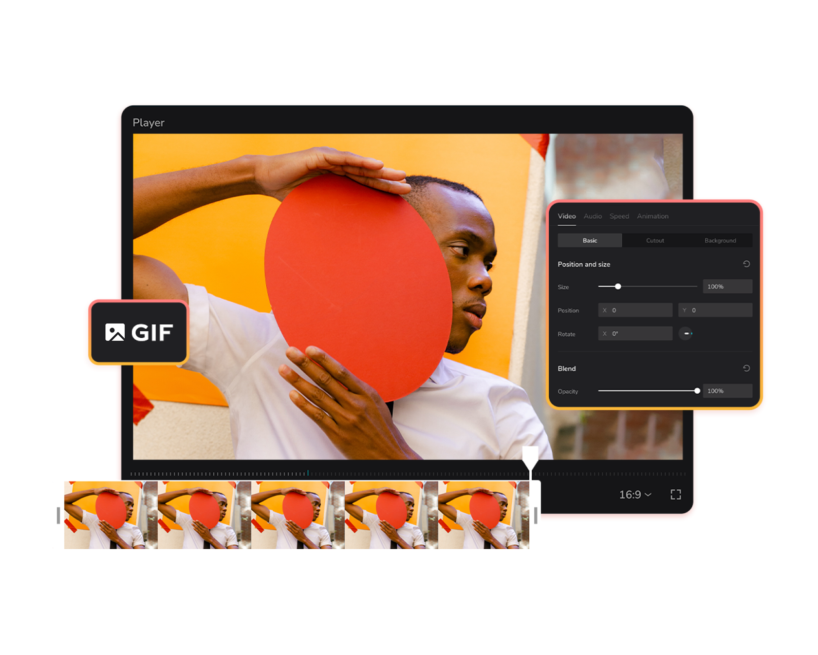 Edit GIFs online