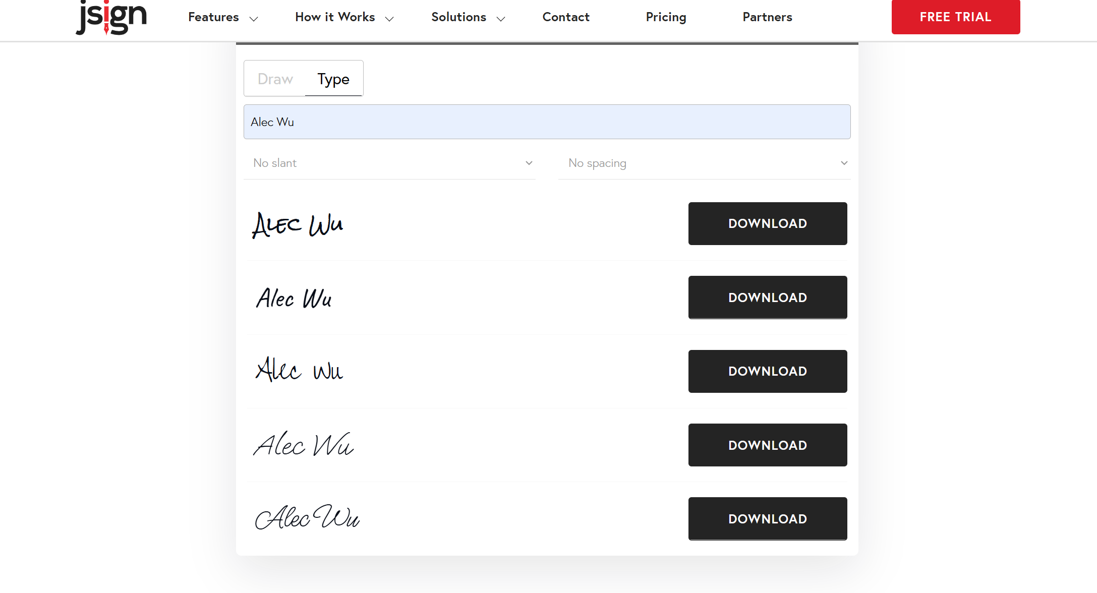 gratis digitale handtekening generator