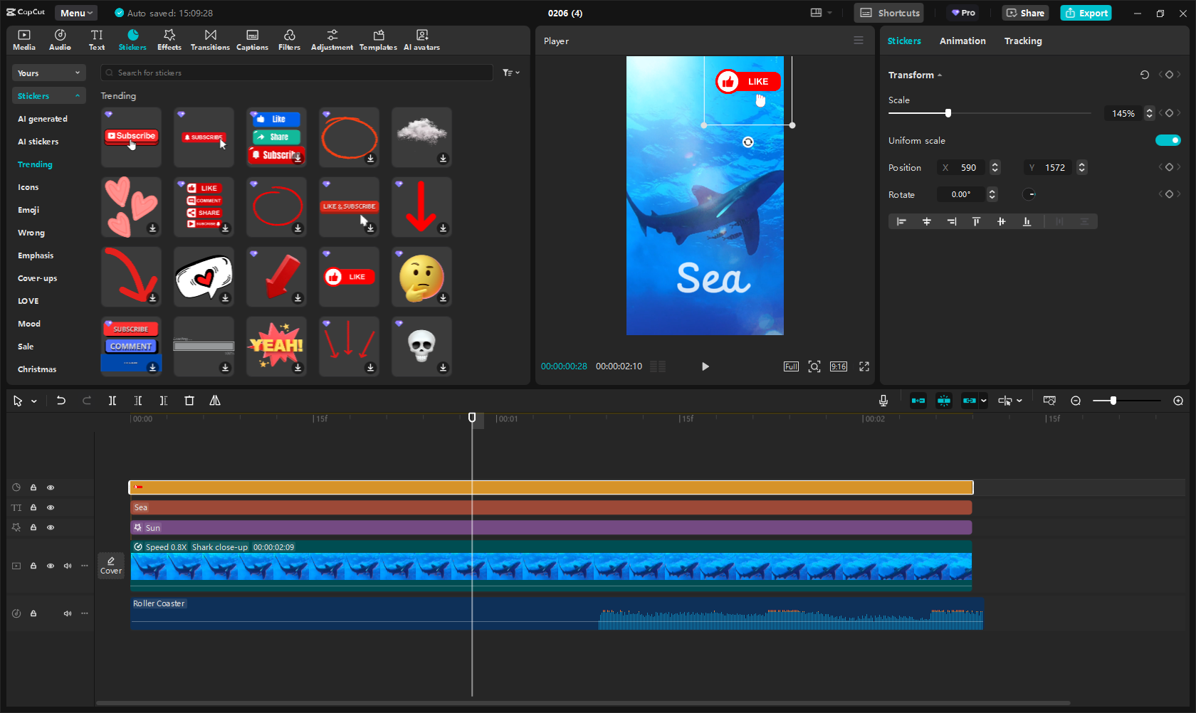 Lägg till CTA på rullen