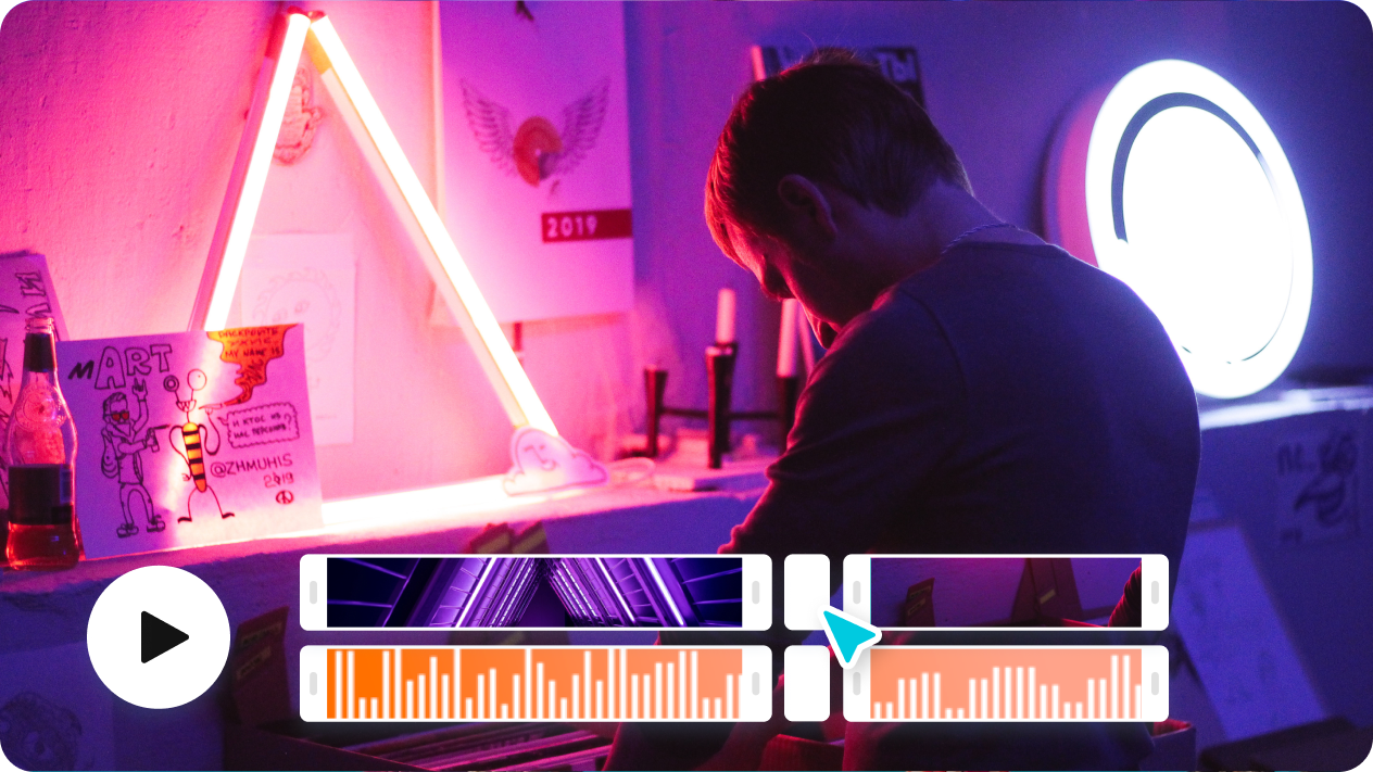 Select appropriate background music and sound effects