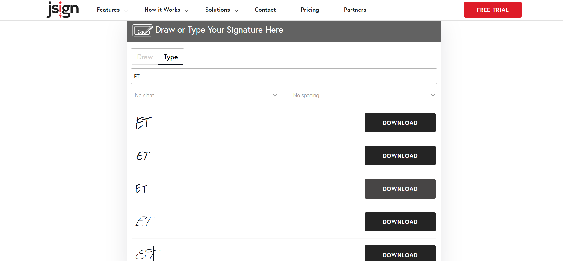 Crie iniciais de assinatura digital com jSign