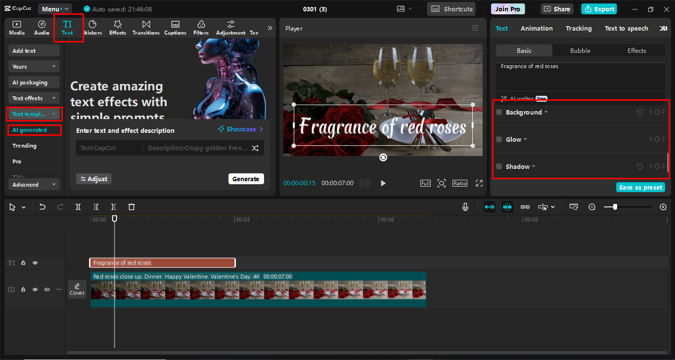 Dodawanie i modyfikowanie tekstu w CapCut komputerowym edytorze wideo
