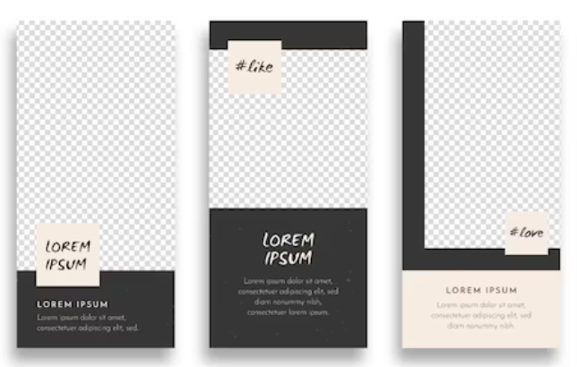 Types of Instagram reel overlays: Border overlays