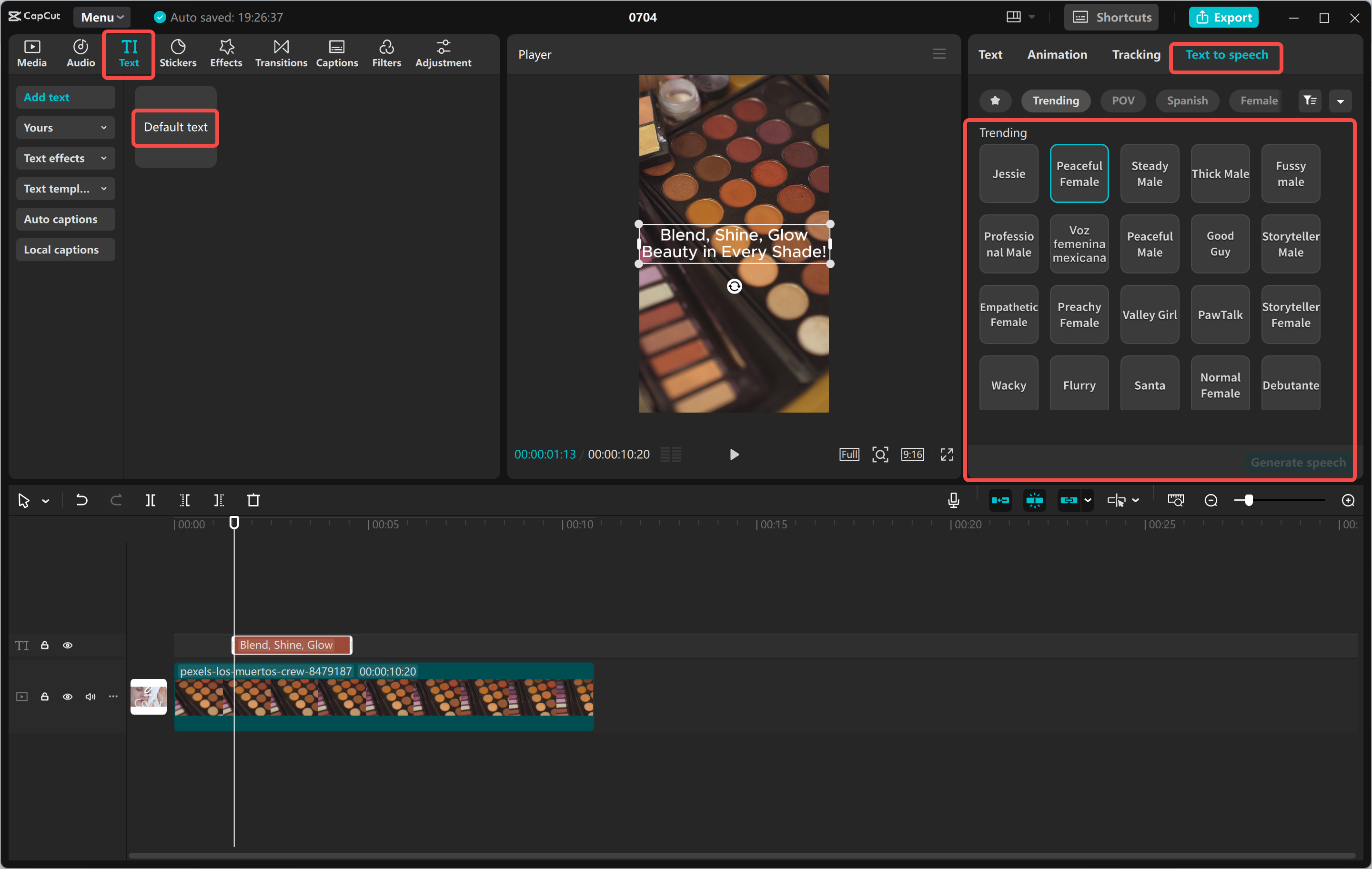 TikTok-video verbeteren met CapCut desktop video-editor