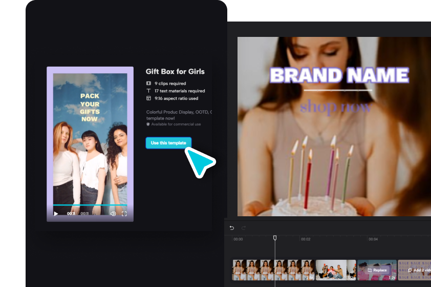Add photos and songs