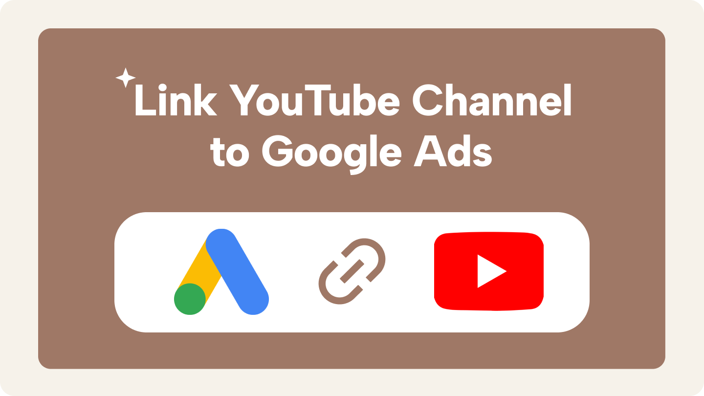 linkitä youtube-kanava google-mainoksiin