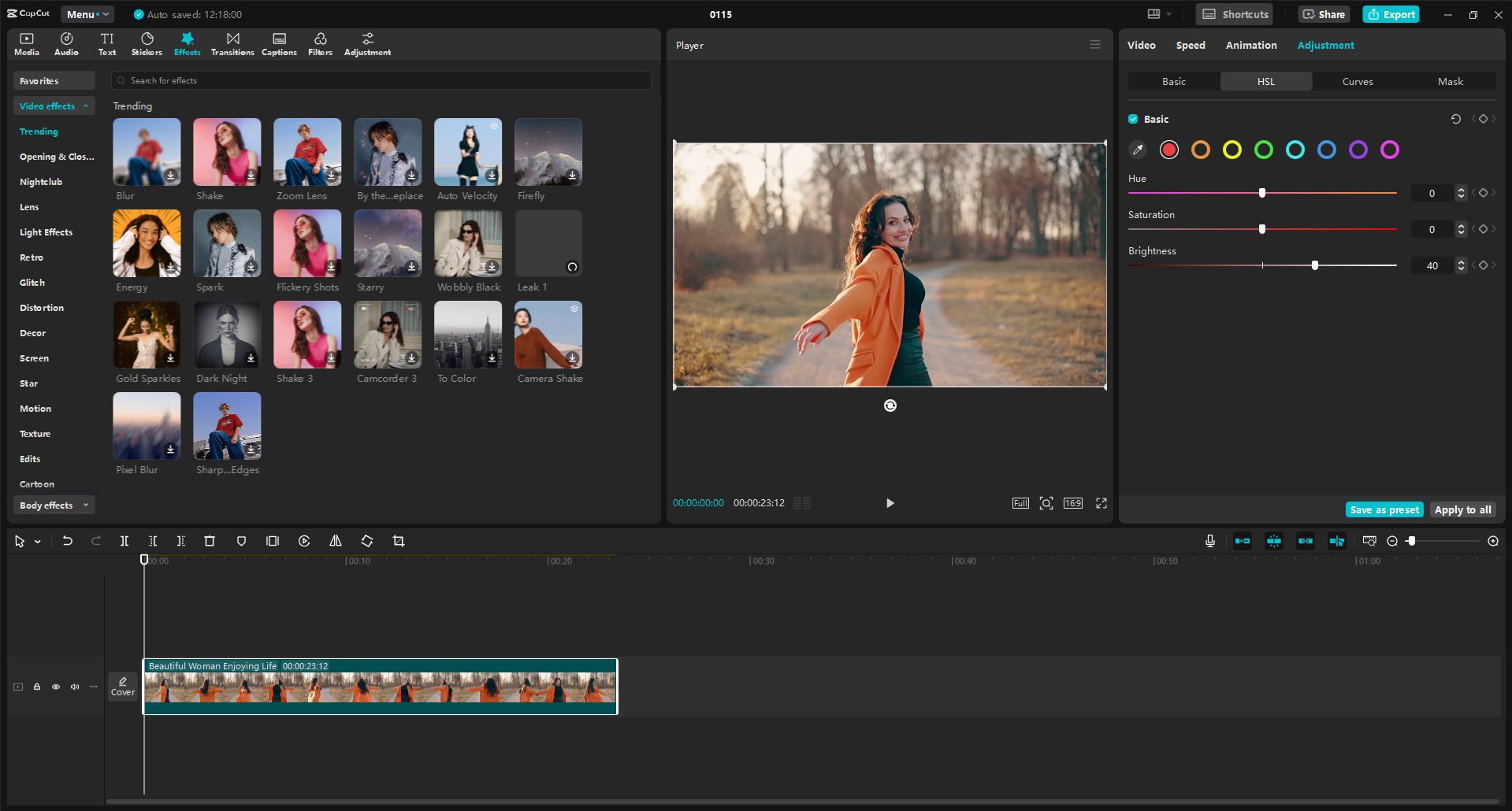 Antara muka CapCut editor video desktop - cara terbaik untuk mengedit video untuk YouTube