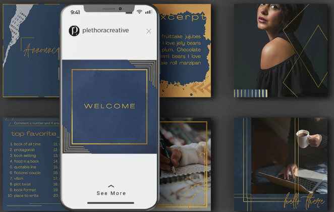 Types of Instagram reel overlays: Branding overlays