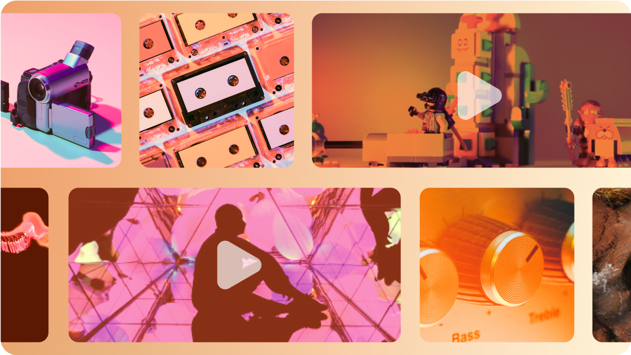 Create a multimedia portfolio website