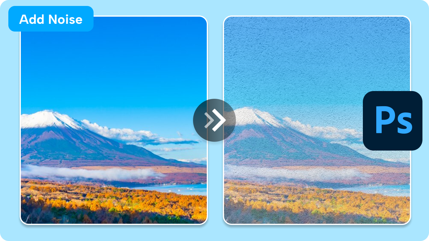 how to add noise in photoshop
